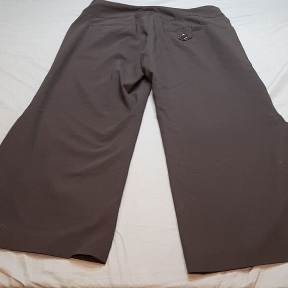 Morrissey Brown Flare Capri Dress Pants - Picture 6 of 10